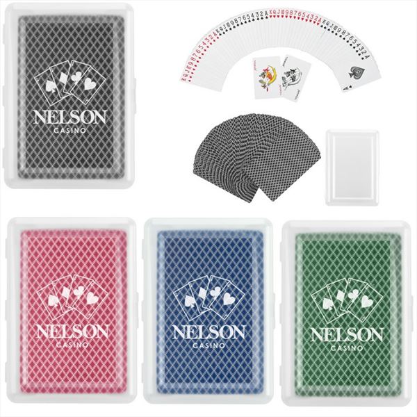 TH59 Playing Cards In Case With Custom Imprint
